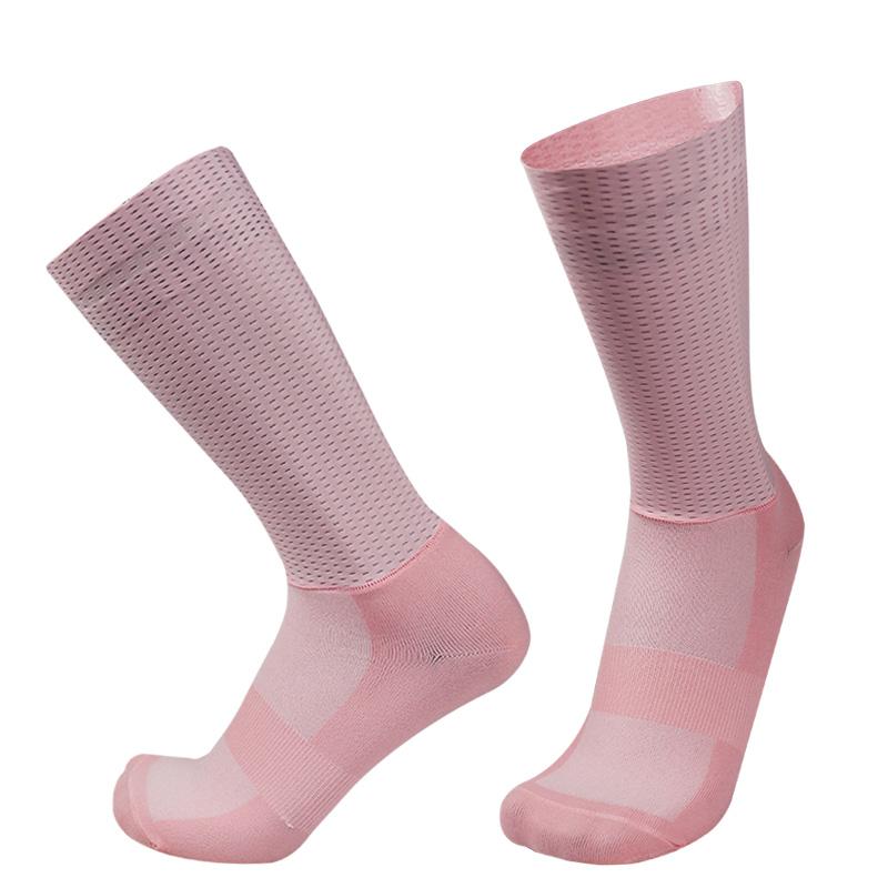 Neue Pro Team Aero Socken Anti-Rutsch Silikon Radsocken Herren Fahrrad Sport Laufen Radsocken Calcetines Ciclismo