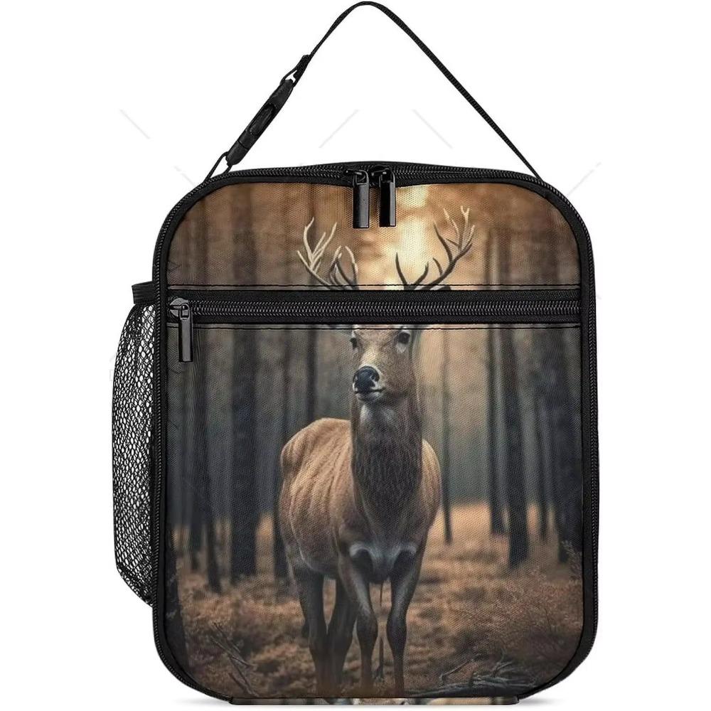 Animal Lion Cooler Insulated Lunch Bag for Women Men Adults Portable Reusable Laige Capacity Cool Bag Lunch Box for Work