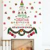 Christmas Stickers Shopping Mall Window Stickers Children's Room Stickers Wall Stickers Set Christmas Decoration\15.7in