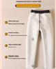 Girls' Thick Fleece-Lined Skirted Leggings for Winter