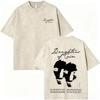 Vintage Daughters of Cain Ausgewaschenes Rundhals-T-Shirt beidseitig bedruckt