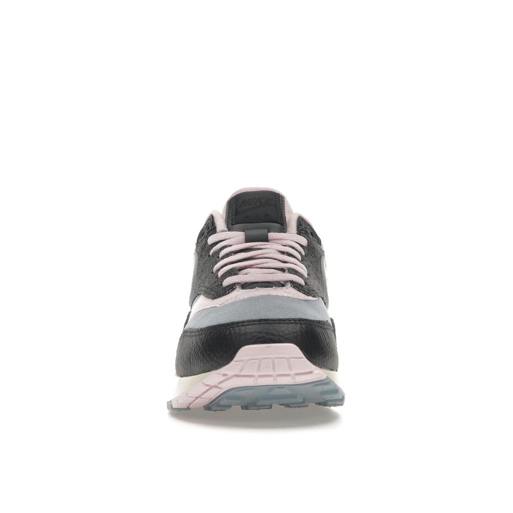 Nike Air Max 1 86 OG Big Bubble - Czarne Jeansowe Sneakersy Unisex Summit-White Antracytowy Różowy-Piankowy FB9647-001