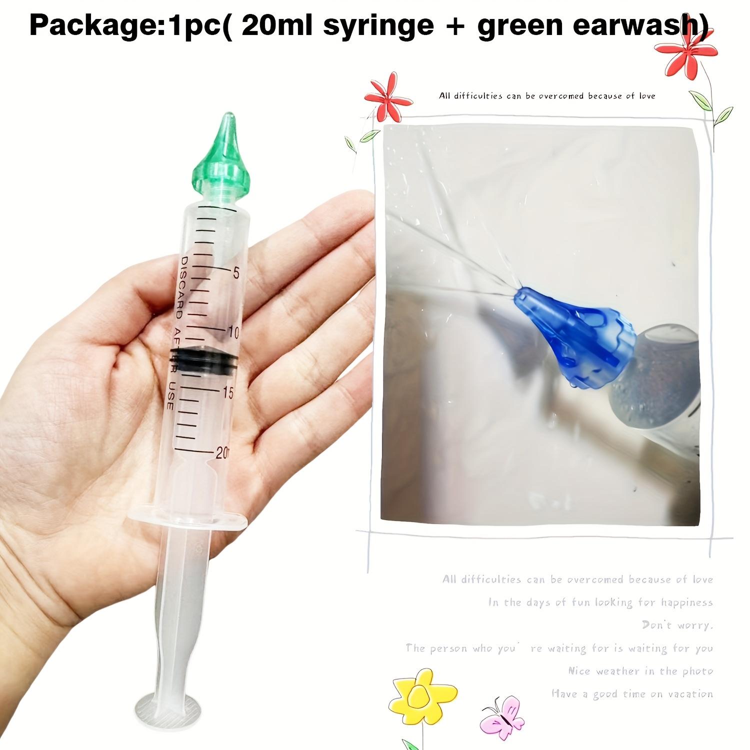 

Универсальный набор для чистки ушей из пропилена, безопасная и эффективная система промывания ушей для гигиены и комфорта, решение для ухода за ушами зелёный