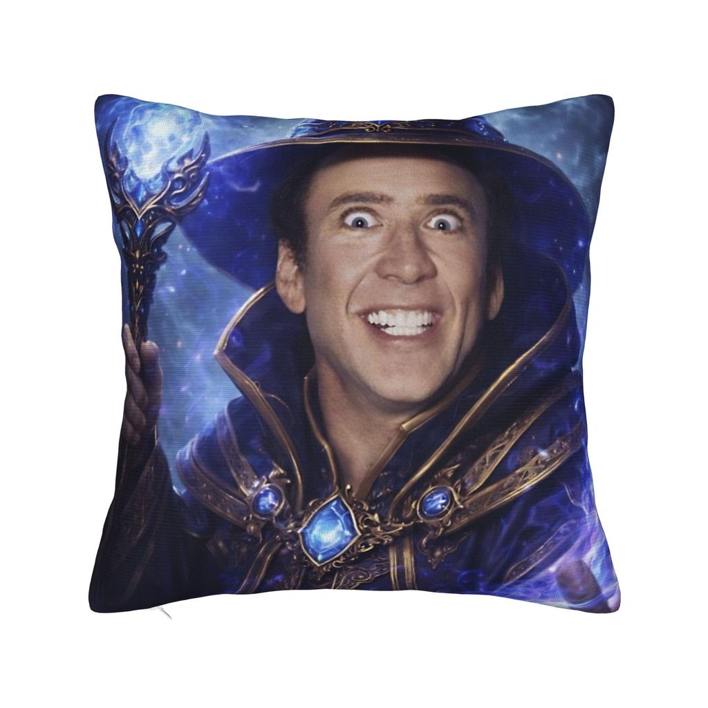 Nicolas Cage I Love My Boyfriend Birthday Prank Meme Gift Weird Pillow Case Pillow Cover Print Pillowcases For Living Room Chair