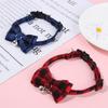 Collier Kittens Grid Collar with Bell Pet Supplies Kitten Collar Cats Collar Puppy Collar