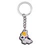 New Arrival Adorable Pet Dogs PVC Soft Keychains Bag Hanging Pendant Car Keyrings Animals Key Chains Accessories Wholesale Gift