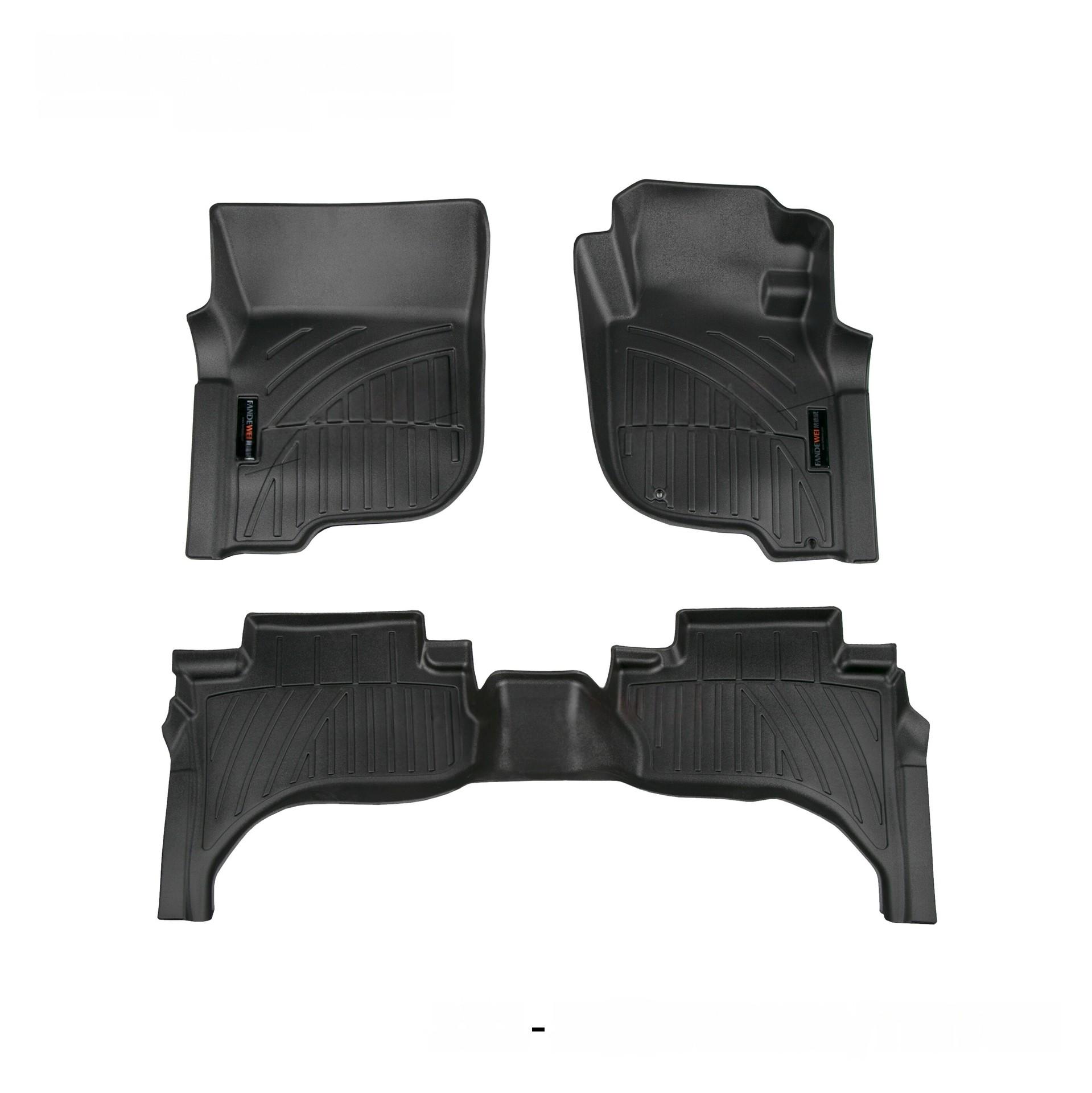 Mitsubishi Triton 2015-2021 RHD Waterproof Odorless Eco-Friendly TPE Floor Mats