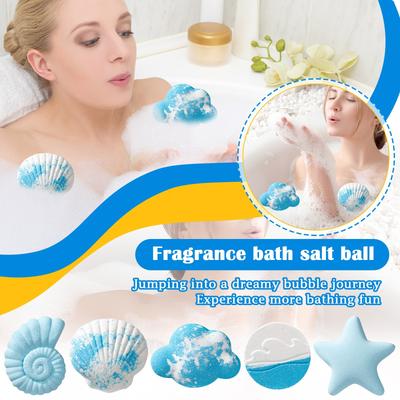 Okyanus Serisi Bağımsız Köpük Banyo Topu Nemlendirici Patlayan Banyo Topu