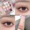 Gege Bear Water Ripple Eyeshadow Palette - Colorful, Pearlescent & Matte Earth Tones, Waterproof, No Fallout, Student-Friendly.
