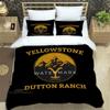 Set Biancheria da Letto Stampati del Film Yellowstone set squisito di biancheria da letto copripiumino set copripiumino set biancheria da letto lusso regalo di compleanno