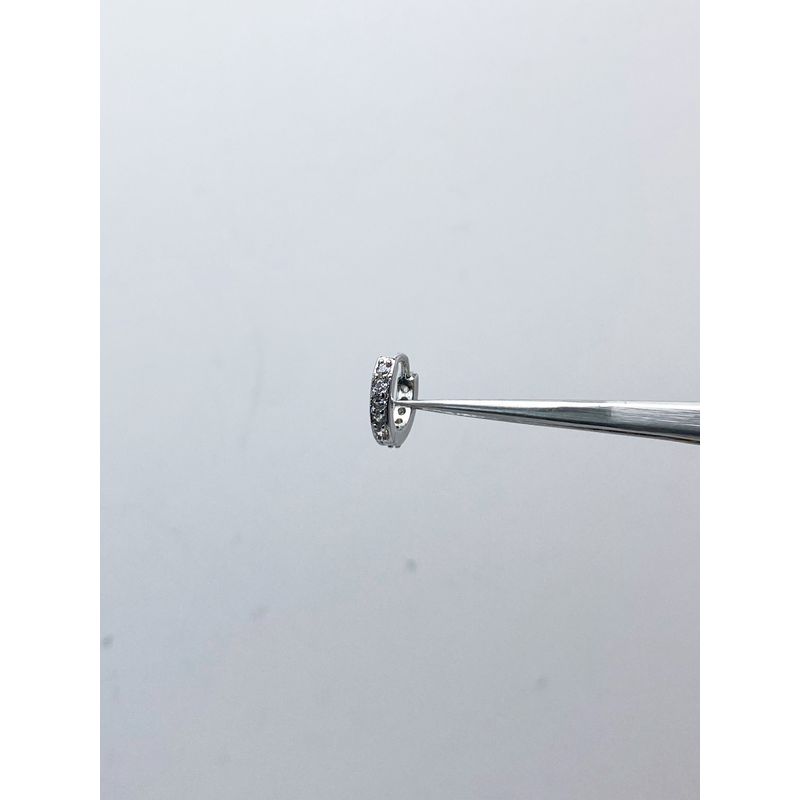 

Niche Style Exquisite Four Eight-Pointed Stars Cross Ear Bone Stud Rhinestone 1# flash drill small ear ring