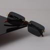 Módní čtvercové sluneční brýle Dámské Pánské Vintage Značkové Designové Zrcadlové Sluneční Brýle Dámské Pánské Bezrámové Oculos De Sol