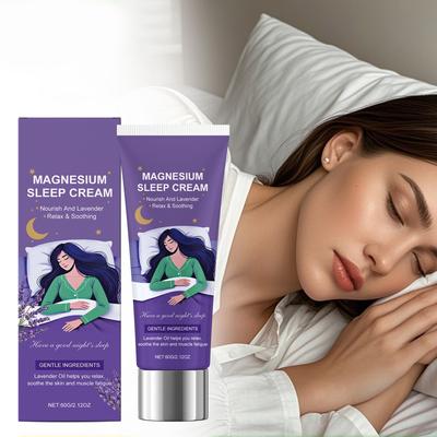 Magnesiumcreme Magnesiumlotion Magnesiumöl für Füße, Magnesiumlotion, Magnesiumcreme, Topisches Magnesiumchlorid 60g