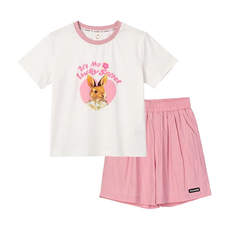 FULUOMI Girls  Summer Short Set 120