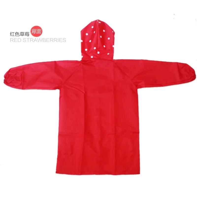 1pc Cute Cartoon Animal Kids Rain Coat Children Raincoat Rainwear Boys Girls Waterproof Raincoat Student Poncho Rainsuit
