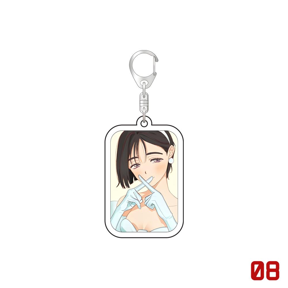 Acrylic Key Chain For Anime Popular Alien Stage Chibis Accessories Bag Luka Ivan Till Mizi Hyuna Sua Keyrings Jewelry Fans Gifts