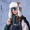 With Earflap Plush Cycling Hat Keep Warm Lei Feng Hat Multifunctional Winter Pilot Hat  Men