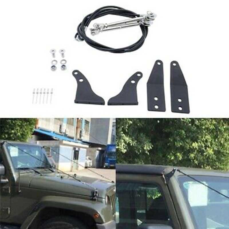 A16P-For Jeep Wrangler JK Parts 2007-2017 Limb Risers Kit Limb Risers Through The Jungle Protector Obstacle Eliminate Rope