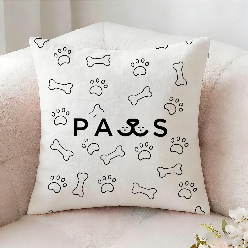 Animal Alphabet Pillow Case Pillowcase Doublesided Printed Sofa Cushion Bedroom Headboard Pillow