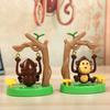 Solar Dancing Monkey Toy Solar Powered Swing Monkey Cute Animal Desktop Ornaments Cartoon for Car Interior Decoration