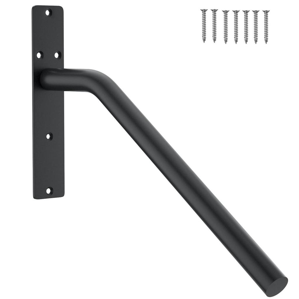 Wall Mount Staircase Handrail Alloy Steel Hvy Duty Stair Railing Grab Bar for Garage