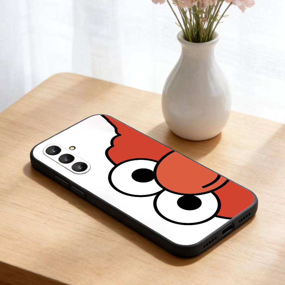 Cartoon S-Sesames-u-Streets  Phone Case For Samsung Galaxy A73,A21s,A22,A31,A52,A53,A71,A41Soft Black Shell