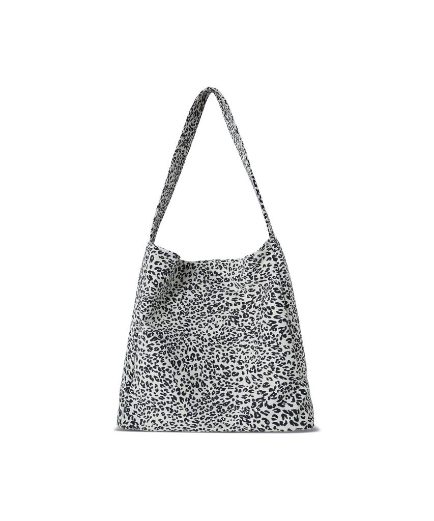 The Green Lab Leopard Print In-Pocket Shoulder Bag [Ivory]