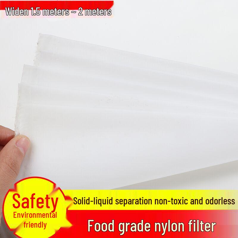 Çok Yönlü Naylon Fileli Filtre Kumaşı: Boya ve İplik Filtreleme İçin 1,5-2m Genişlik, 100-300 Göz