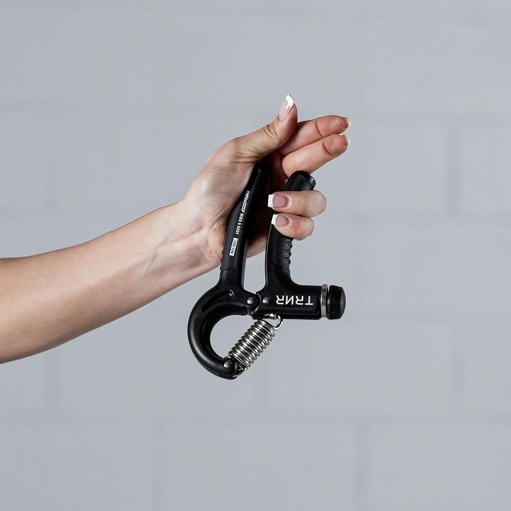 TRNR Trainer Hand Grips, Grip Strength Training Equipment, Adjustable Grip Capacity: 10kg, 20kg, 30kg, 40kg, Strength Training, for Men and Women
