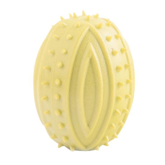 Jouets de Dentition pour Chiens avec Picots Nettoyage des Dents Boule Jouet Ballon de Rugby Résistant aux Morsures avec Son Interactif pour Chiens Petits Moyens Grands Santé Dentaire et