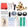 Complete Tattoo Kit Tattoo Power Supply 10 Wrap Liner Coil Tattoo Machine for Beginners 90‑265VUS