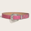 Western Rivet Studded Belt for Women with Beaded Trim Cowgirl Belt for Jeans Pants Girl  Belt Decorative Waistband