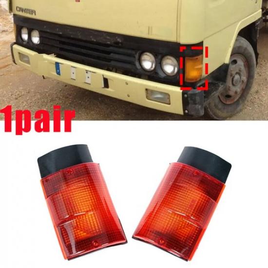 For Mitsubishi Canter FE 3/4 1986 -1995 Front Bumper Side Turn Signal Light Lamp