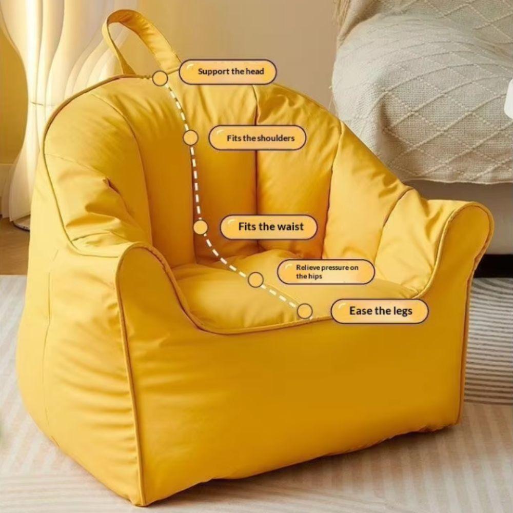Creative Design Bean Bag Sofa Single Seat Reading Sofa Chair Creative Children's Sofa  Balcony