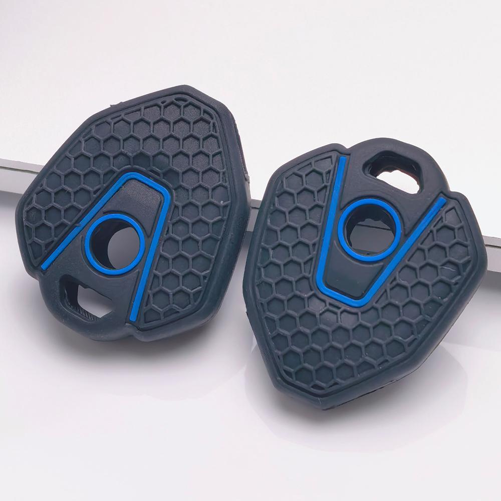 Silicone Motorcycle Key Cover for CFMOTO 450MT Mt450 250SR 300SR 400SR 450SR 650SR 700CLX 800MT 650MT 125NK 250NK 400NK 650NK 800NK 700MT Key Fob Case