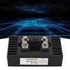 2Pcs Single Phase Bridge Rectifier 100A 1600V 4 Terminals Current Conversion Module Waterproof Black