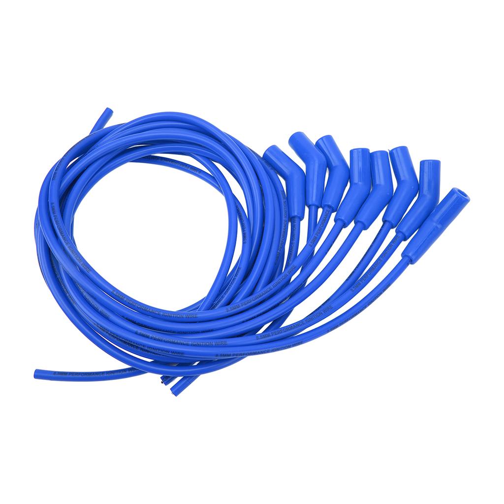 45 Degrees  135 Degrees  Sparking Plug Ignition Wire Set with Dustproof Cover High Performance 8.5mm Diameter