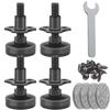 4PCS Adjustable Leveling Feet Heavy Duty Furniture Leveling Legs Furniture Leveling Feet for Cabinets Or Tables To Adjust Height