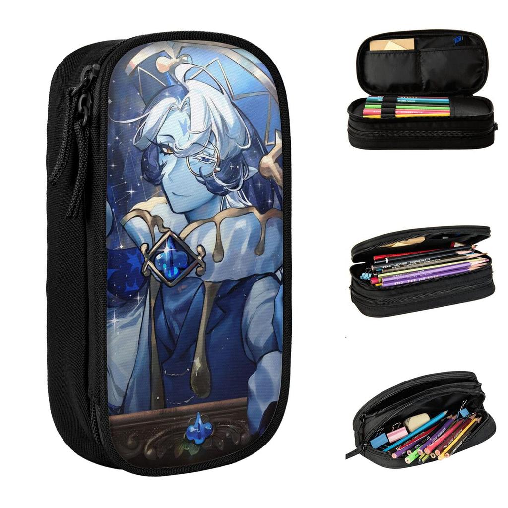 Game Shadow Milk Cookie Run Kingdom Pencil Case CRK Cartoon Pencilcases for Girl Boy Big Capacity Bag Students School Stationery