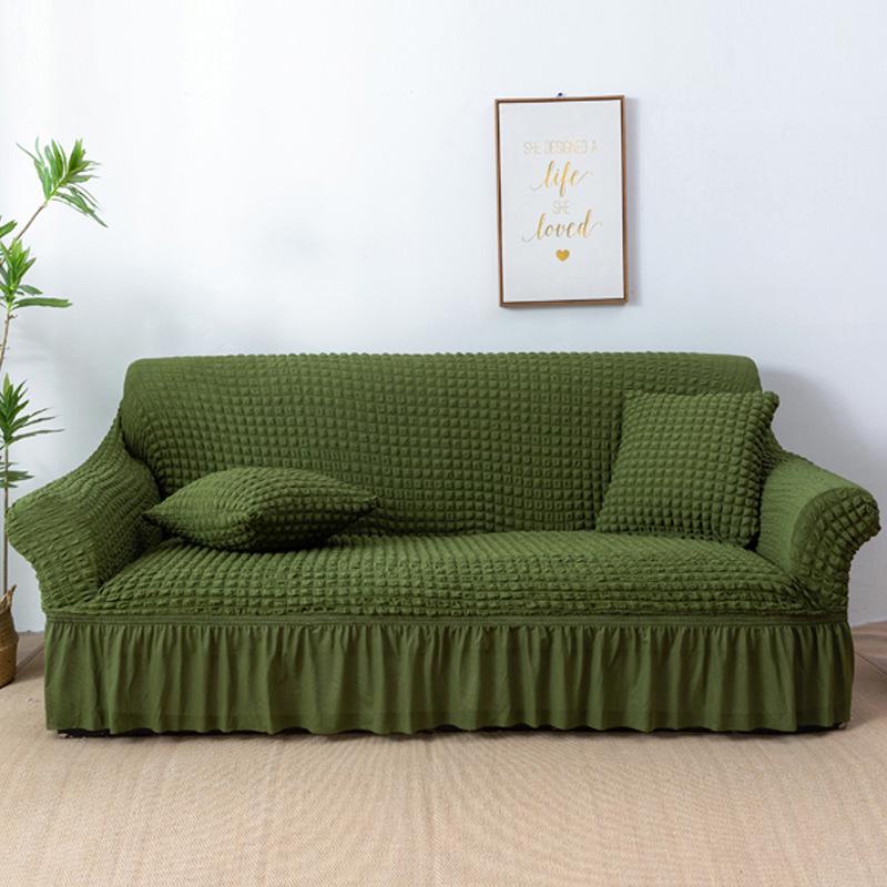 Anti-Slip Lace Gauze Sofa Cover - Thickened, Dustproof, All-Season Protection