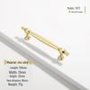 French Modern Gold Zinc Alloy Cabinet Handle
