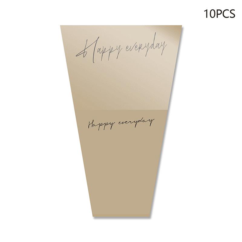 Bolsa de Papel de Cuero Impermeable para Embalaje Floral, Arte Floral, Embalaje de Flores Frescas, Bolsas Múltiples, Envoltura de Regalo Universal, Joyería