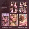 ZABC Youthful Retro Photo Stickers - 6 Vintage Styles for Journals & Collages