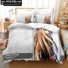 Japanese Anime Little Busters 3D NEW Duvet Cover Pillowcase Bedding Set Adult Boy Girl Bedroom Decoration Single Double Large