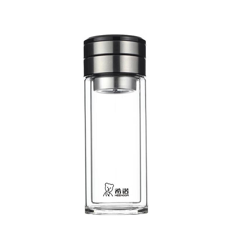 Sino Double-Wall Glass Tea Separation Mug