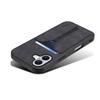 DENIOR For iPhone 17 Case Elastic Card Holder PU Leather+TPU+PC Phone Cover