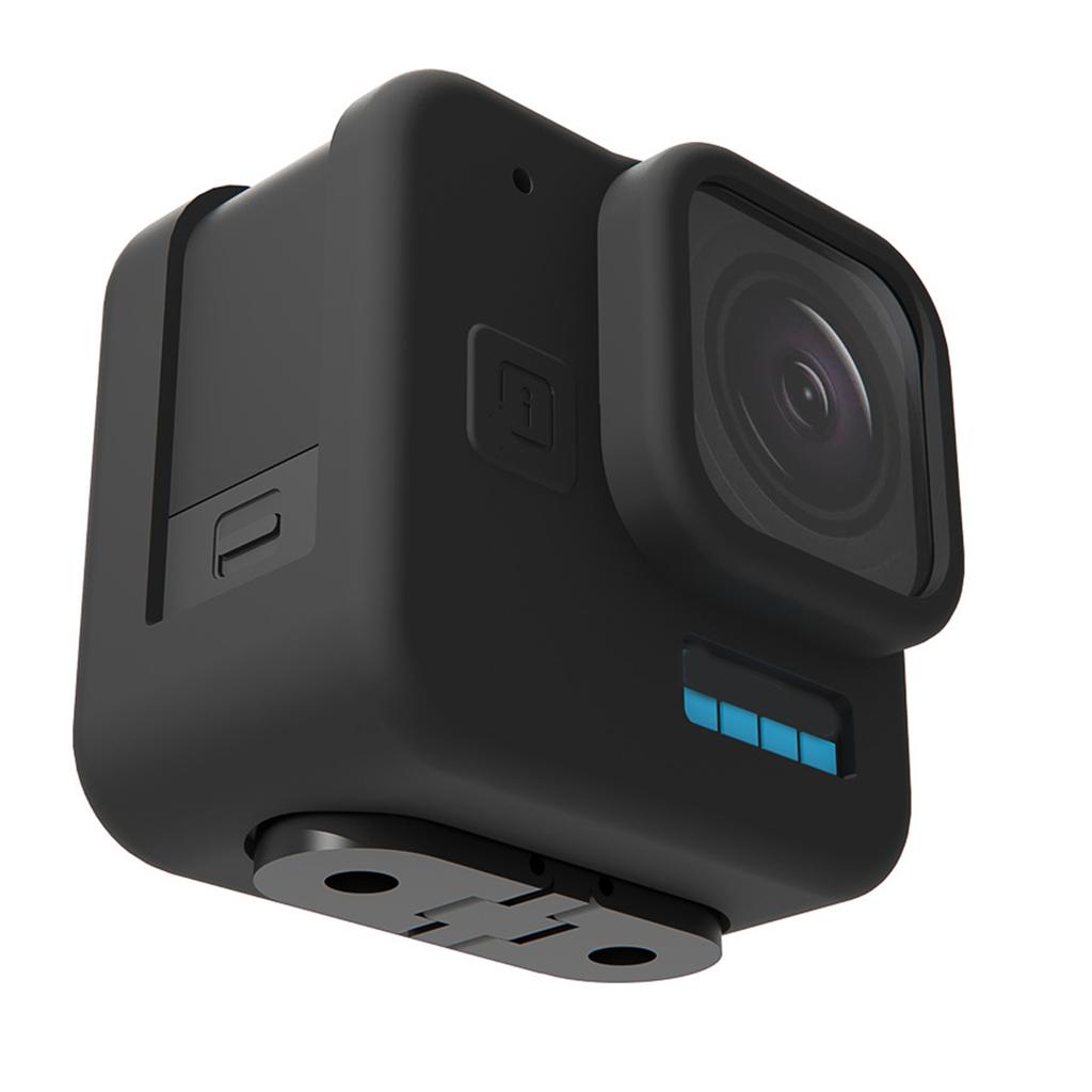 Beskyttelsesdeksel Støtsikkert silikonetui vaskbart og vanntett fullt skall for Hero 11 Black Mini Action-kamera