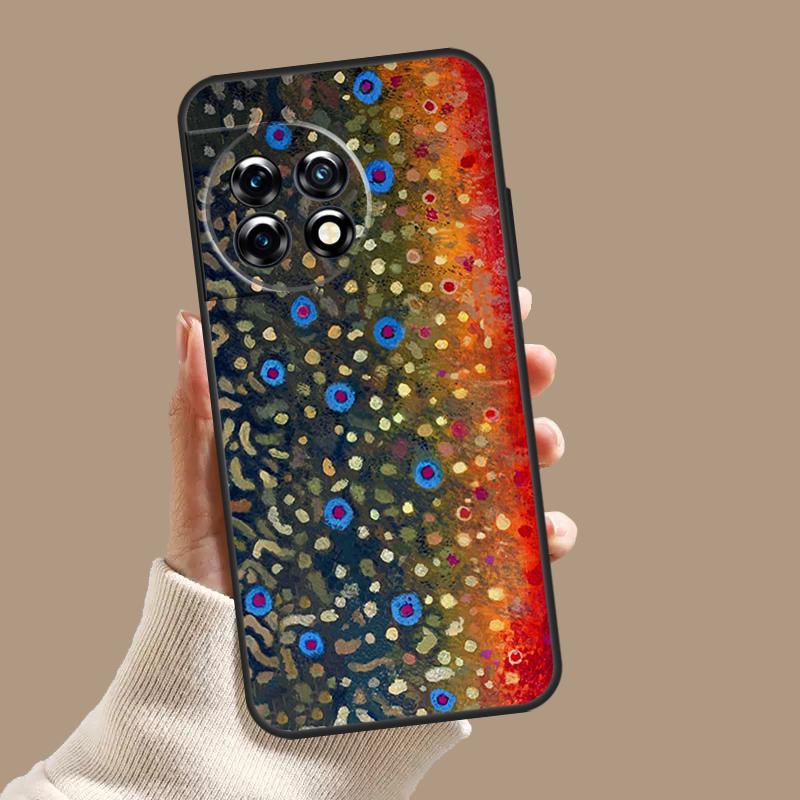 

Brown Trout Fly Fishing Case For OnePlus Nord 5 CE 3 4 Lite N20 N30 OnePlus 15 13 12 11 8 9 10 Pro 10T 13T 13R Cover OnePlus 12