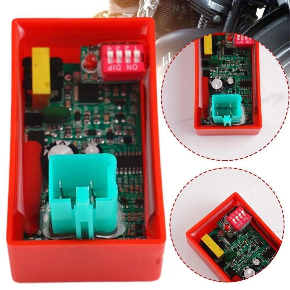 Dual Plug Motorcycle CDI Igniter 4 Pin CDI Ignition Module 4 Pin Starter CDI Motorcycle Accessory