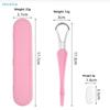 Stainless Steel Tongue Scraper – Oral Hygiene Tool with Comfort Grip Handle for Fresh Breath & Tongue Cleaning
